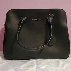 Michael Kors medium size black leather purse